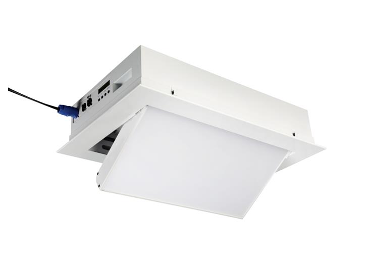 JM-QD490W  嵌入式电动翻转LED柔光灯
